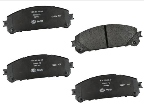 04465?0E040 Bremsbelagsatz Vorderachse mit integriertem Verschlei?kontakt for Lexus RX350-RX450h AL20 2015-2022 2GR-FKS
