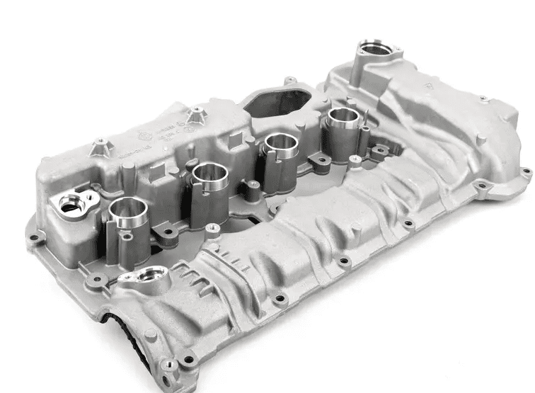11127588545 Valve cover assembly (with built-in PCV crankcase oil-gas separator) for BMW 7 Series F01-F02 2008-2015 N63